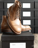 Viberg for Withered Fig Service Boot - Natural Chromexcel - 2030