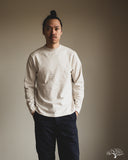 Warehouse Long-Sleeve Crew Neck T-Shirt - Oatmeal