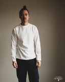 Warehouse Long-Sleeve Crew Neck T-Shirt - Off-White