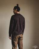 Warehouse Long-Sleeve Crew Neck T-Shirt - Sumikuro (Black)