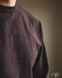 Warehouse Long-Sleeve Crew Neck T-Shirt - Sumikuro (Black)