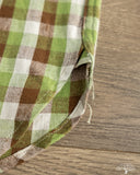 Warehouse Lot 3056 - Short-Sleeve Check Work Shirt - Brown/Green