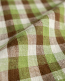 Warehouse Lot 3056 - Short-Sleeve Check Work Shirt - Brown/Green