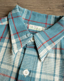 Warehouse Lot 3056 - Short-Sleeve Check Work Shirt - Sax