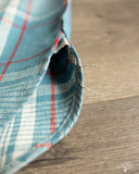 Warehouse Lot 3056 - Short-Sleeve Check Work Shirt - Sax