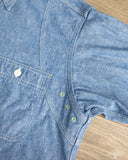 Warehouse Lot 3064 - Ventilation Triple Stitch Chambray Work Shirt - Sax