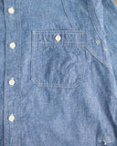Warehouse Lot 3064 - Ventilation Triple Stitch Chambray Work Shirt - Sax