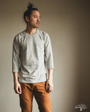Warehouse Lot 4049 - 3/4 Sleeve Freedom T-Shirt - Heather Grey