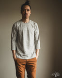 Warehouse Lot 4049 - 3/4 Sleeve Freedom T-Shirt - Heather Grey