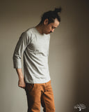 Warehouse Lot 4049 - 3/4 Sleeve Freedom T-Shirt - Heather Grey