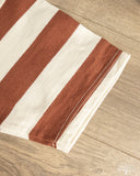 Warehouse Lot 4050 - Short Sleeve Border Tee - Brown/Kinari