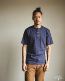 Warehouse Lot 4601 - Henley T-Shirt - Eggplant