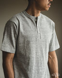 Warehouse Lot 4601 - Henley T-Shirt - Heather Grey