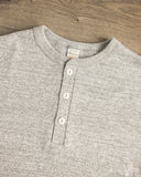 Warehouse Lot 4601 - Henley T-Shirt - Heather Grey