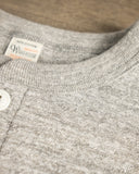 Warehouse Lot 4601 - Henley T-Shirt - Heather Grey