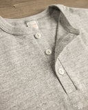 Warehouse Lot 4601 - Henley T-Shirt - Heather Grey