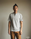 Warehouse Lot 4601 - Henley T-Shirt - Heather Grey