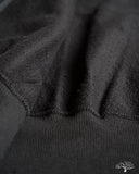 Lot 487 - Reverse Weave Loopwheel Zip Hoodie - Black