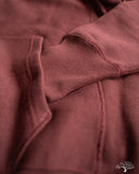 Warehouse Lot 487 - Reverse Weave Loopwheel Zip Hoodie - Bordeaux