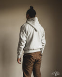 Warehouse Lot 487 - Reverse Weave Loopwheel Zip Hoodie - Heather Grey