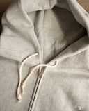 Warehouse Lot 487 - Reverse Weave Loopwheel Zip Hoodie - Heather Grey