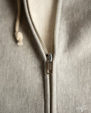 Warehouse Lot 487 - Reverse Weave Loopwheel Zip Hoodie - Heather Grey