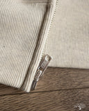 Warehouse Lot 487 - Reverse Weave Loopwheel Zip Hoodie - Oatmeal