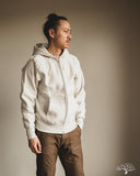 Warehouse Lot 487 - Reverse Weave Loopwheel Zip Hoodie - Oatmeal