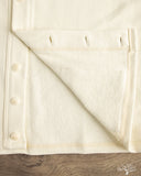 Warehouse Lot 498 - 4-Needle Sweat Cardigan - Beige