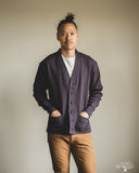 Warehouse Lot 498 - 4-Needle Sweat Cardigan - Dark Navy