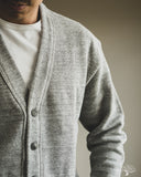 Warehouse Lot 498 - 4-Needle Sweat Cardigan - Heather Gray