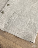 Warehouse Lot 498 - 4-Needle Sweat Cardigan - Heather Gray