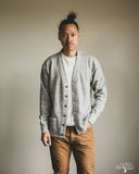 Warehouse Lot 498 - 4-Needle Sweat Cardigan - Heather Gray