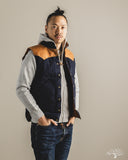 Lot 2227 - Rocky Mountain x Warehouse HBT Down Vest - Indigo