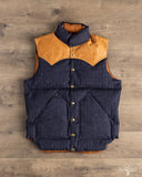 Lot 2227 - Rocky Mountain x Warehouse HBT Down Vest - Indigo