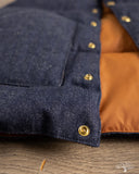 Lot 2227 - Rocky Mountain x Warehouse HBT Down Vest - Indigo