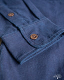 3sixteen for Withered Fig Crosscut Shirt - Natural Indigo Slub Canvas