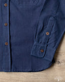 3sixteen for Withered Fig Crosscut Shirt - Natural Indigo Slub Canvas