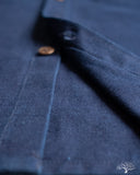 3sixteen for Withered Fig Crosscut Shirt - Natural Indigo Slub Canvas