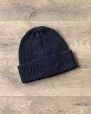Câbleami Baby Alpaca Watch Cap - Navy