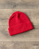 Câbleami Baby Alpaca Watch Cap - Red