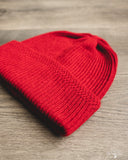 Câbleami Baby Alpaca Watch Cap - Red