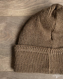 Cableami Linen Waffle Watch Cap - Army Brown