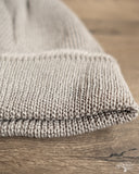 Cableami Linen Waffle Watch Cap - Gray