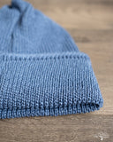 Cableami Linen Waffle Watch Cap - Lt. Blue