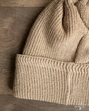 Cableami Linen Waffle Watch Cap - Natural