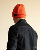 Wool Knit Watch Cap - Safety Orange