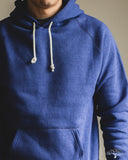 Denime 262 Four Needle Raglan Hoodie - Blue