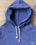 Denime 262 Four Needle Raglan Hoodie - Blue