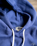 Denime 262 Four Needle Raglan Hoodie - Blue